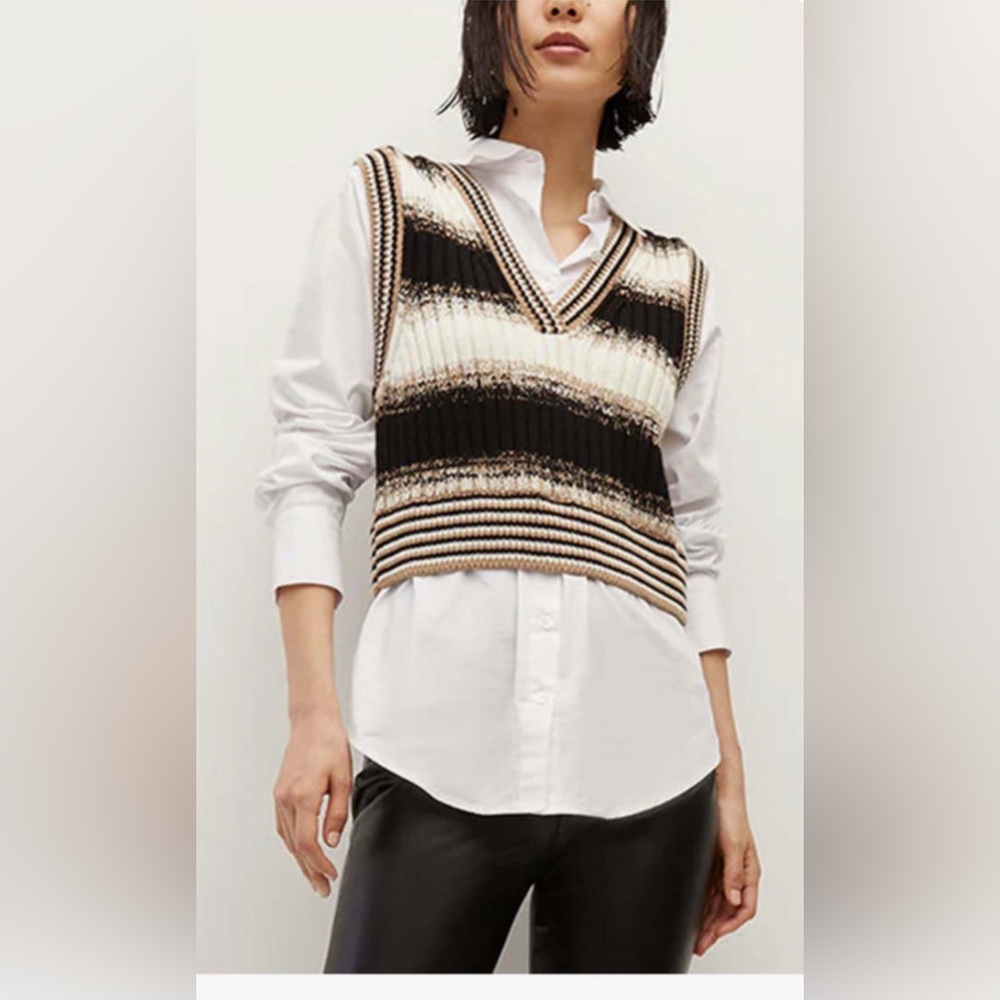 Veronica Beard Knit Top. Size M fits like S. Pre Owned Excellent Cond. MSRP $498